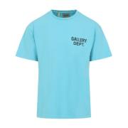 Blauw T-shirt Stijlvolle Casual Kleding Gallery Dept. , Blue , Heren