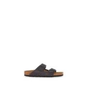 Grijze Suède Arizona Sandalen Birkenstock , Gray , Heren