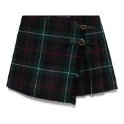 Tartan Mini Rok Polo Ralph Lauren , Multicolor , Dames