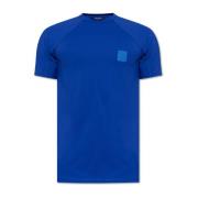 Zwem T-shirt Balmain , Blue , Heren