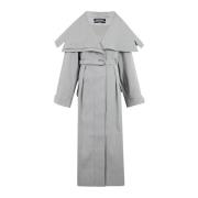 Stijlvolle Caruso Trenchcoat Jacquemus , Gray , Dames