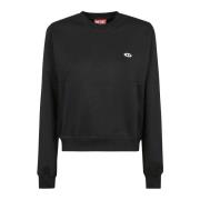 Stijlvolle Sweatshirt voor Mannen Diesel , Black , Dames