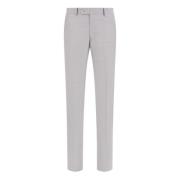 B Aria B Aria Pure Wool Broek Boggi Milano , Gray , Heren