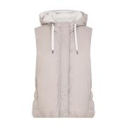 Chique Nude Gilet voor Vrouwen Brunello Cucinelli , Beige , Dames