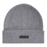 Wol Kasjmier Zwart Beanie Hoed Fear Of God , Gray , Heren