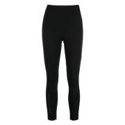 Stijlvolle Leggings voor Vrouwen Moncler , Black , Dames