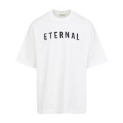 Wit T-shirt met moderne silhouet Fear Of God , White , Heren