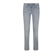 Blauwe Skinny Jeans Dameskleding 7 For All Mankind , Blue , Dames