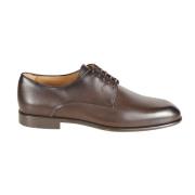 Leren Veterschoenen Derby Salvatore Ferragamo , Brown , Heren