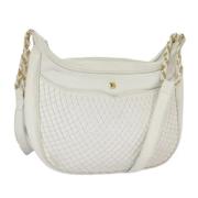 Pre-owned Leather shoulder-bags Bally Pre-owned , White , Dames