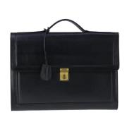 Pre-owned Leather handbags Bally Pre-owned , Black , Dames