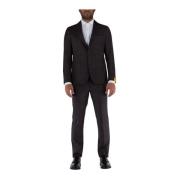 Single Breasted Suits Tagliatore , Brown , Heren