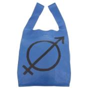 Pre-owned Leather totes Balenciaga Vintage , Blue , Dames