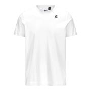 Edouard Klassieke T-shirt K-Way , White , Heren