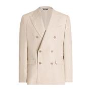 Beige Jas Heren Buitenkleding Dolce & Gabbana , Beige , Heren