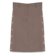 Studded Rok Stella McCartney , Brown , Dames