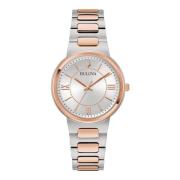 Klassiek Elegant Bulova , Gray , Dames