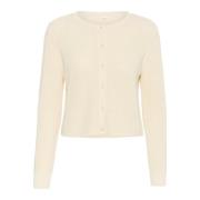 Eggnog Cardigan met knoopsluiting Part Two , Beige , Dames