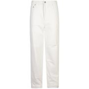 Straight Leg Jeans Golden Goose , White , Dames