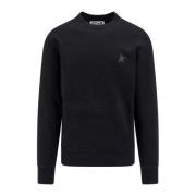 Iconische Ster Katoenen Sweatshirt Golden Goose , Black , Heren