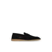 Suède schoenen type loafers Dolce & Gabbana , Black , Heren