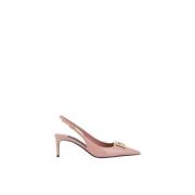 Elegante Patentleren Slingback Pumps Dolce & Gabbana , Pink , Dames