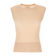 Stijlvolle TOP voor je garderobe Genny , Beige , Dames