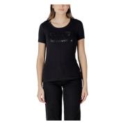 Katoenen T-shirt met korte mouwen collectie Emporio Armani EA7 , Black...