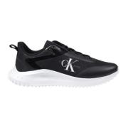 Lente/Zomer Heren Sneakers 100% Polyester Calvin Klein Jeans , Black ,...