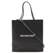 Pre-owned Leather totes Balenciaga Vintage , Black , Dames