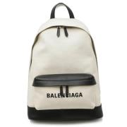 Pre-owned Canvas backpacks Balenciaga Vintage , Beige , Dames