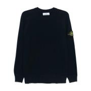 Casual Gebreide Trui Stone Island , Black , Heren