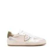 Stijlvolle Lage Sneakers voor Mannen Philippe Model , Beige , Heren