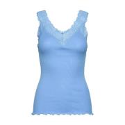 Mouwloze Kant Top Bernadine Rosemunde , Blue , Dames