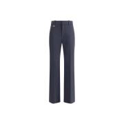 Wollen broek met rits en zakken Chloé , Blue , Dames