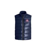 Marineblauwe Crofton Mouwloze Donsvest Canada Goose , Blue , Heren