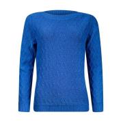 Pullover Lange Mouw Stijlvolle Sweater Roberto sarto , Blue , Dames