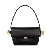 Rond Carré Tas Jacquemus , Black , Dames