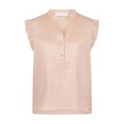 Elise Top Korte Mouw Nukus , Pink , Dames