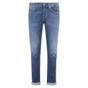 Denim Jeans Dondup , Blue , Heren