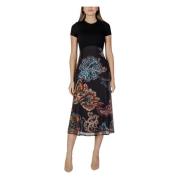 Lange Jurken Collectie voor Vrouwen Desigual , Multicolor , Dames