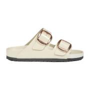 Beige Dubbele Band Gesp Sandalen Birkenstock , Beige , Dames