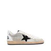 Suede Ster Net Hak Barst Spoor Golden Goose , Gray , Heren