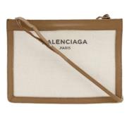 Pre-owned Canvas balenciaga-bags Balenciaga Vintage , Beige , Dames