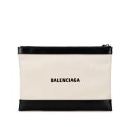 Pre-owned Canvas balenciaga-bags Balenciaga Vintage , Beige , Dames