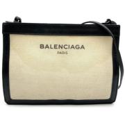 Pre-owned Canvas balenciaga-bags Balenciaga Vintage , Beige , Unisex