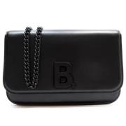 Pre-owned Leather shoulder-bags Balenciaga Vintage , Black , Dames