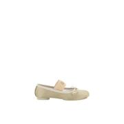 Atomic Ballerina met Applique Strik MM6 Maison Margiela , Beige , Dame...