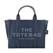 Blauwe Leren Medium Traveler Tote Tas Marc Jacobs , Blue , Dames