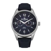 Stalen Kast Leren Band Blauw Ben Sherman , Black , Heren